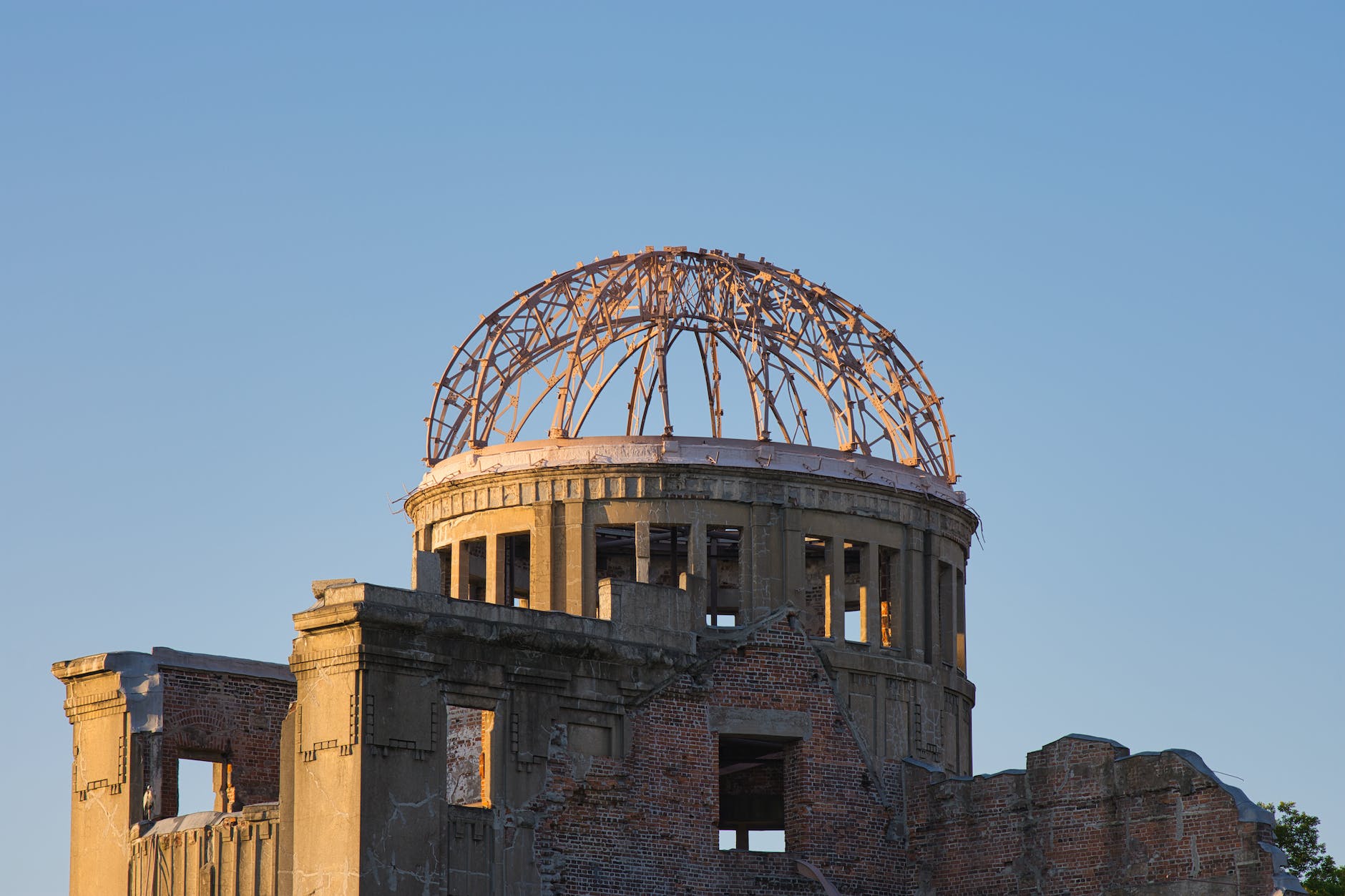 the ruin of hiroshima prefectural industrial promotion hall in hiroshima japan